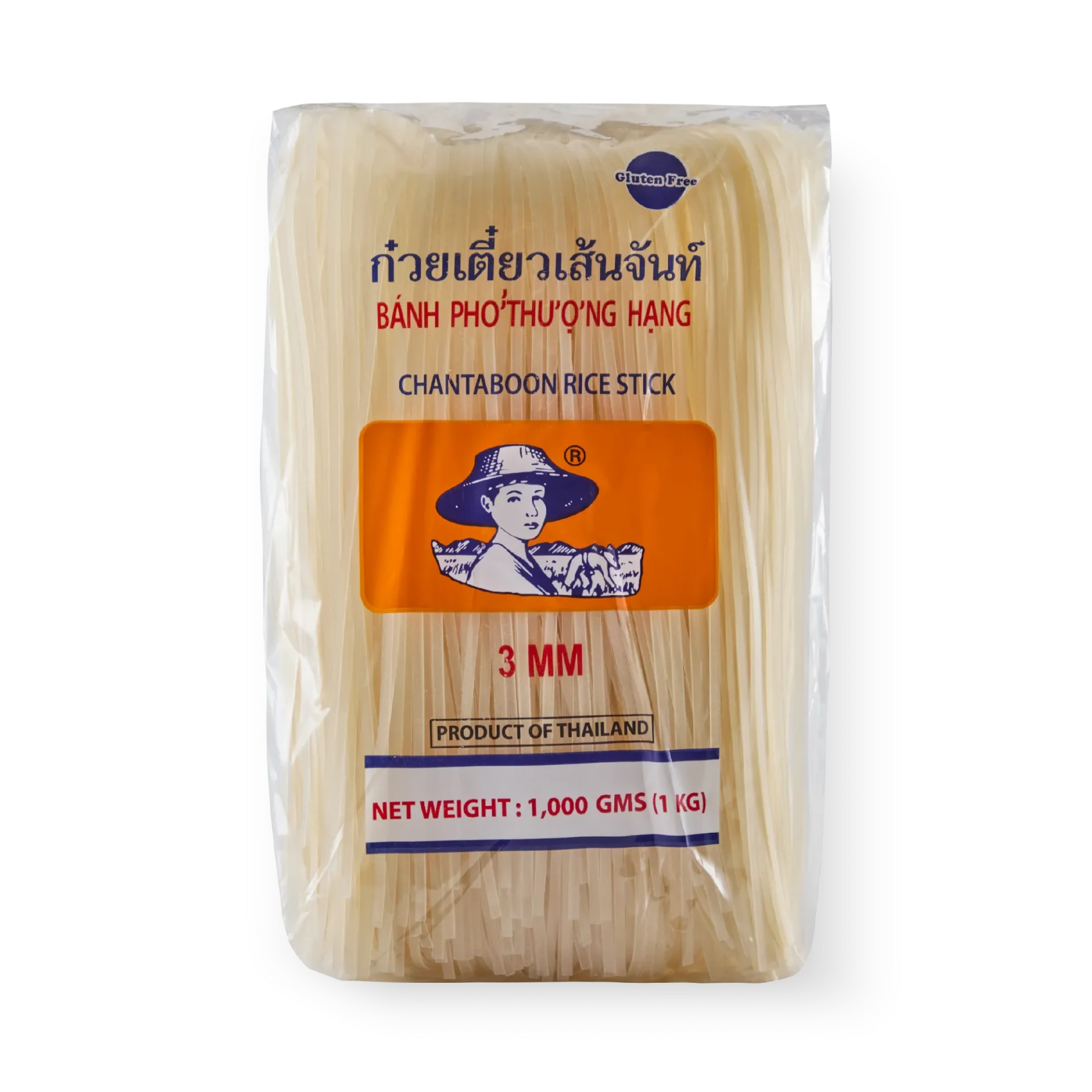 Rice Stick (Roll Type, 3 mm, 12x1000 g)