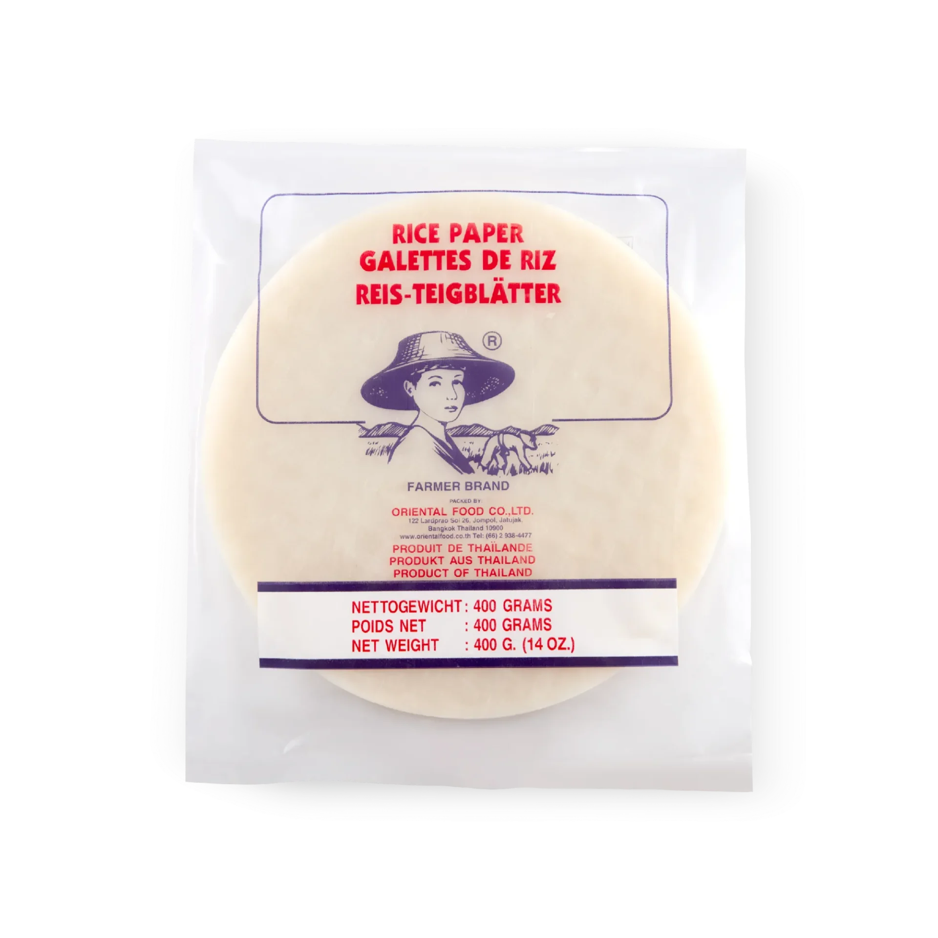 Rice Paper (22 cm, 14 oz) - Farmer