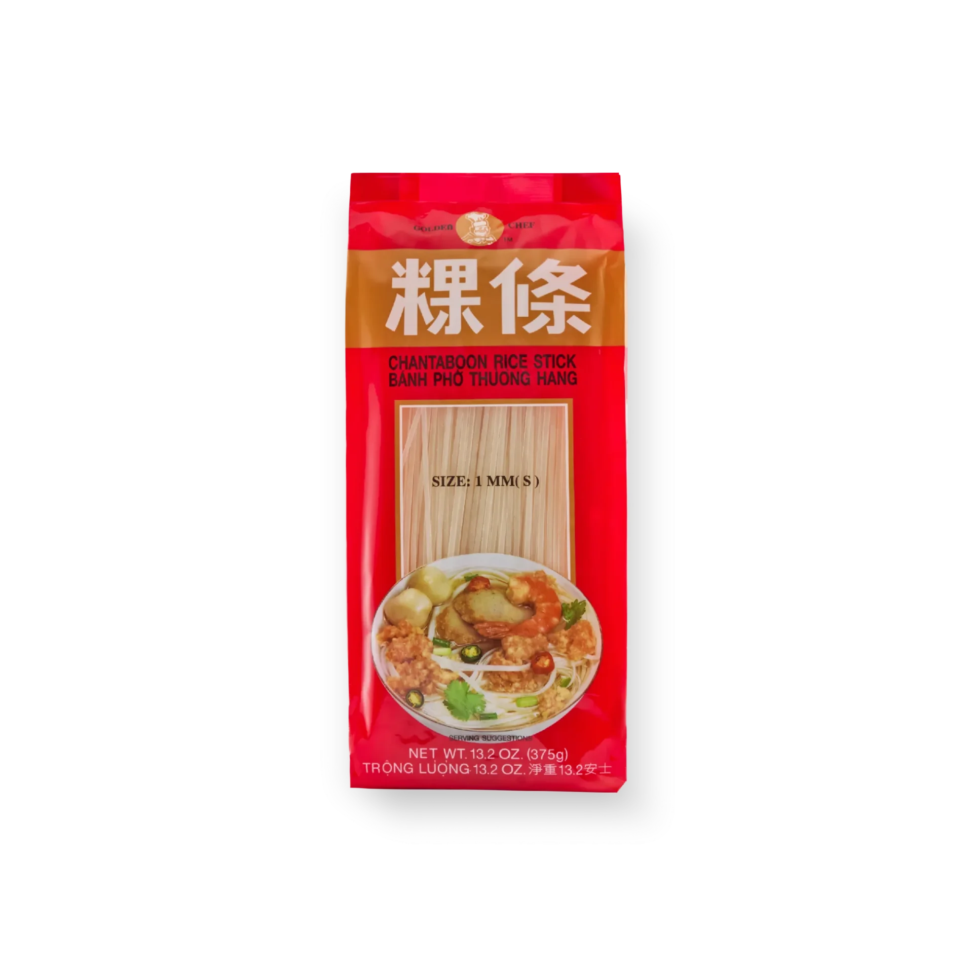 Rice Stick (1 mm, Roll Type) - Golden Chef