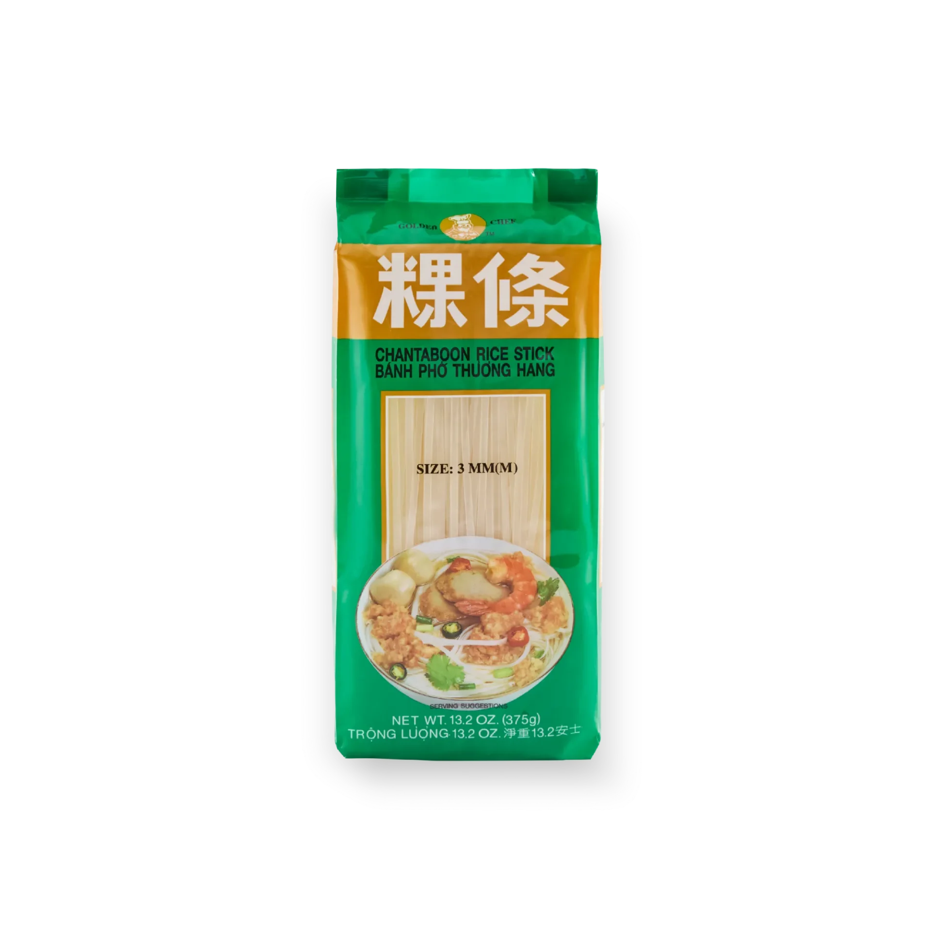 Rice Stick (3 mm, Roll Type) - Golden Chef